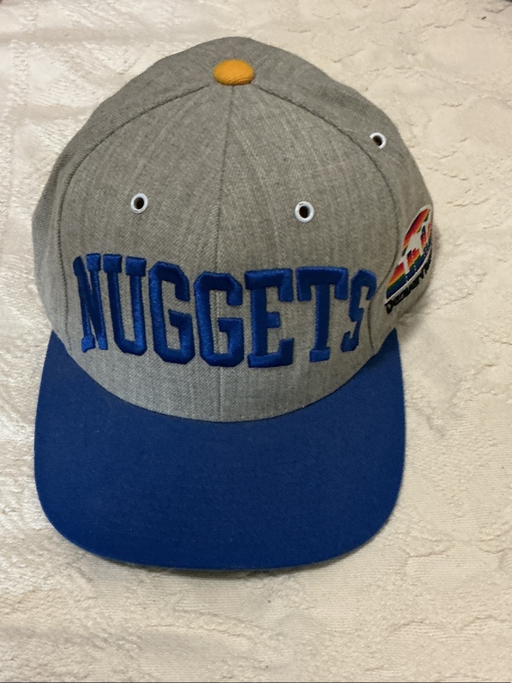 Denver nuggets Mitchell & Ness Green, Yellow and BlackSnapback